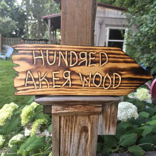 Pooh's Hundred Acre Wood Sign