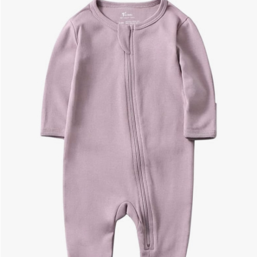 O2 BABY Baby Boys Girls Organic Cotton Zip-Front Sleeper Pajamas, Footed Sleep 'n Play