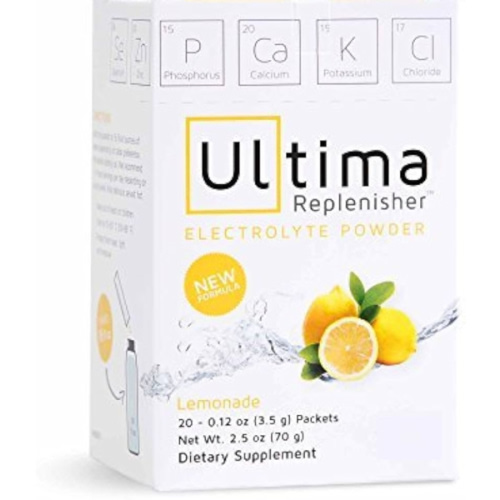 Mezcla para preparar bebidas con electrolitos de uso diario, Limonada, 20 sobrecitos, 3,7 g (0,13 oz) cada uno