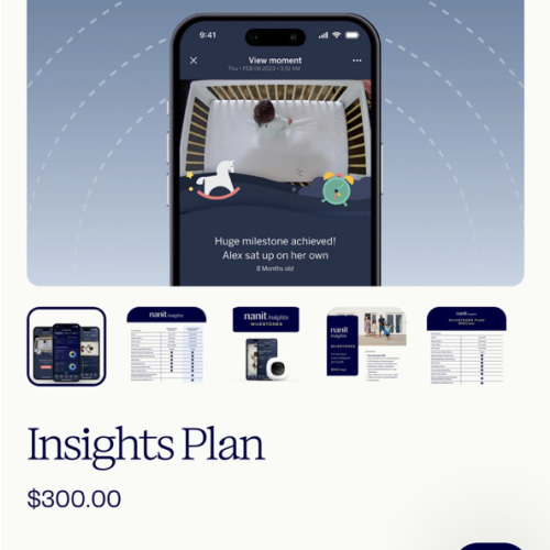 Nanit Milestones Insights Plan