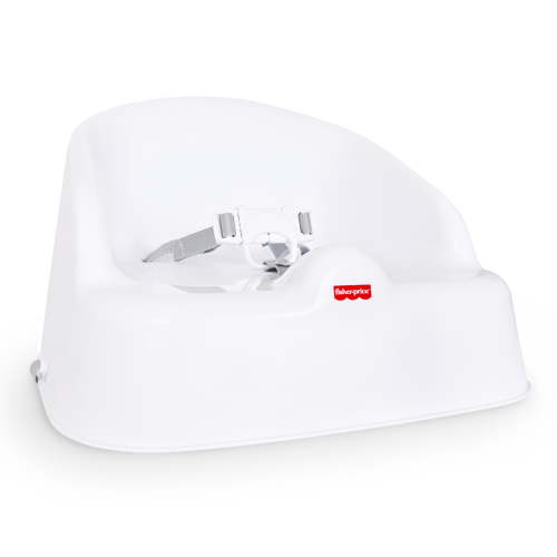 Fisher-Price Toddler Booster Seat with Adjustable Straps and Safety Harness for Indoor Use