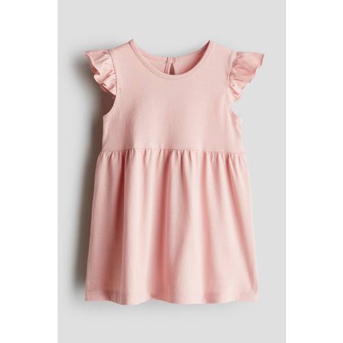 FLUTTER-SLEEVED DRESS