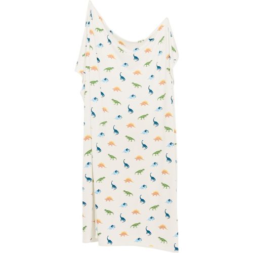 KYTE BABY Swaddle Blanket in Ecru Roar