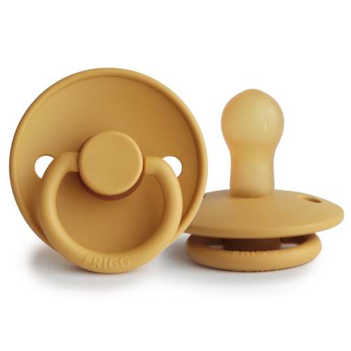 Frigg Natural Rubber Pacifier: Honey Gold