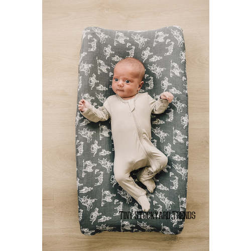 Wild West Muslin Changing Pad Cover