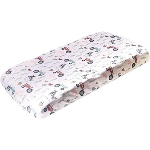 Copper Pearl Premium Knit Changing Pad Cover Soft, Stylish, and Universal Fit for All Standard Diaper Changing Pads, Trendy Design Changing Pad Covers, Jo
