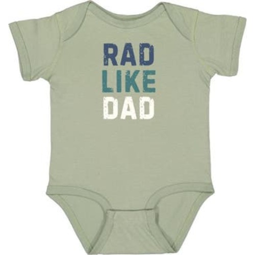 Rad Like Dad Short Sleeve Bodysuit, 3-6M