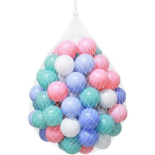Wonder Space Soft Pit Balls, Chemical-Free Crush Proof Plastic Ocean Ball, BPA Free with No Smell, Safe for Toddler Ball Pit/Kiddie Pool/Indoor Baby Playpen