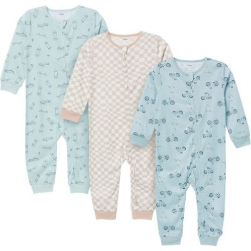 Gerber Toddler Boys' 3-Pack Footless Pajamas