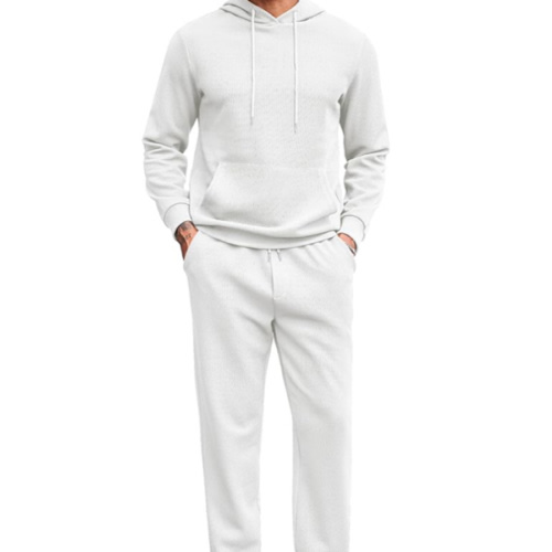 COOFANDY Men's Tracksuits 2 Pieces Waffle Hoodies Sweatsuit Sets Sports Jogging Suit Set