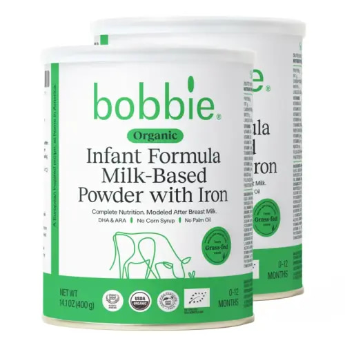 Bobbie Organic Original Infant Formula, 14.1 oz, 2-pack | Costco
