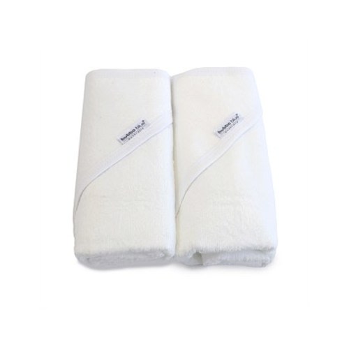 Bubba Blue White Bamboo 2pk Hooded Towels | David Jones