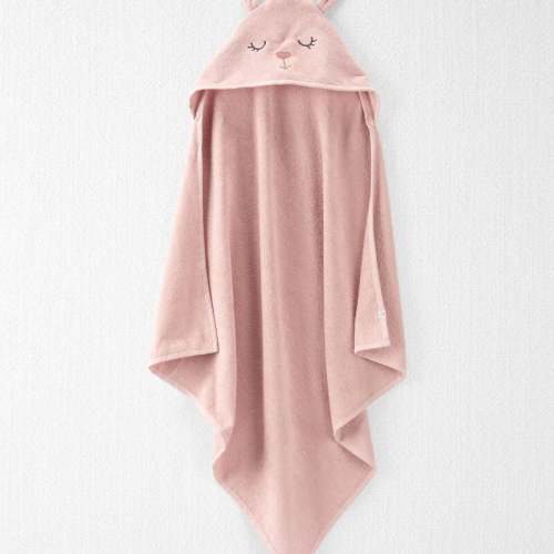 Dusty Rose Baby Organic Cotton Towel | Carter’s Oshkosh Canada