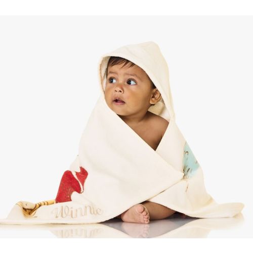 Disney's Winnie the Pooh Baby Beach Hooded Towel