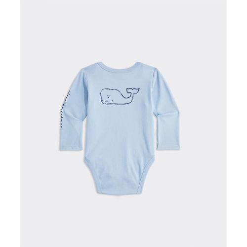 Shop Baby Long-Sleeve Vintage Whale One-Piece at vineyard vines