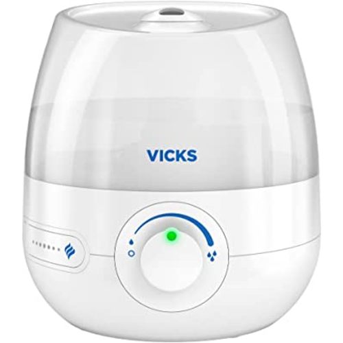 Vicks Mini Filter Free Cool Mist Humidifier, Small Room – Variable Mist Control – Works with Vicks VapoPads