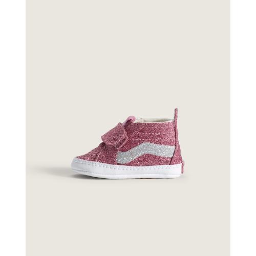 Infant SK8-Hi Crib Shoe in Glitter Dawn Pink | Vans