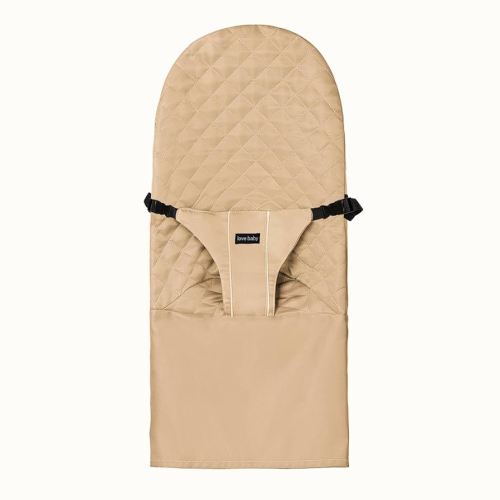 Replacement Fabric Seat Cover Compatible with BabyBjorn Bouncer Bliss, Machine Washable, Adjustable Elastic Design with Buckle, Deep Grey