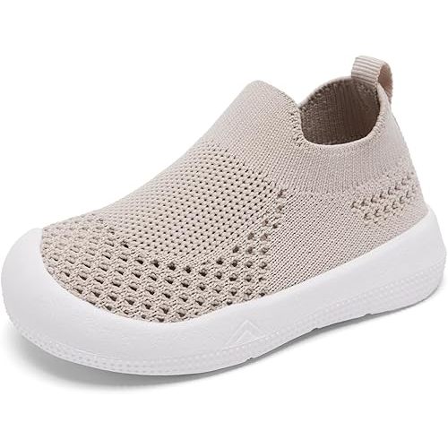 Eashi Baby Boy Girl Non-Skid Indoor Infant Walking Shoes Breathable Warm Elastic Sock Shoes with Memory Sole Protect Toes Outdoor Sneakers