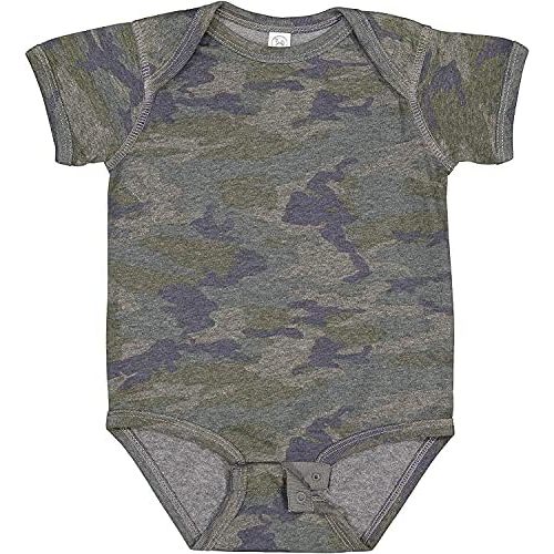 RABBIT SKINS, Baby Soft Fine Jersey Short Sleeve Bodysuit