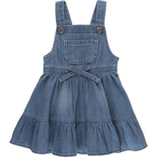 Denim Jumper Dress, 12-18M