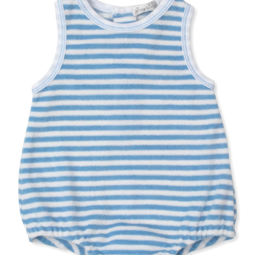 Cabana Terry Stripes Light Blue Bubble