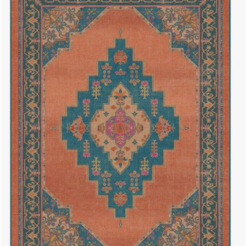 Matthew Williamson Sunset Bazaar Tropic Coral Tufted Rug | Ruggable