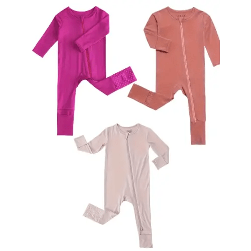 cute bamboo fiber baby girls' long sleeve onesies - Temu
