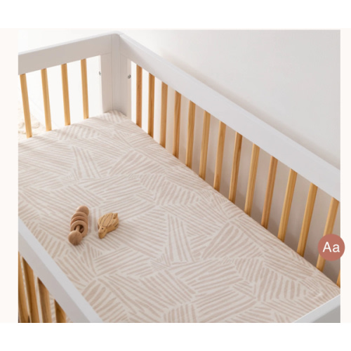 Babyletto Crib Sheet in GOTS Certified Organic Muslin Cotton