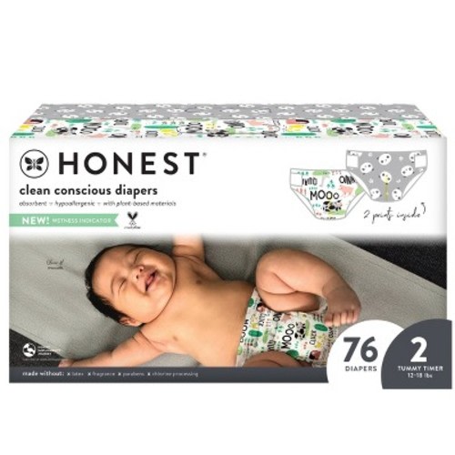 The Honest Company Disposable Diapers - (Select Size and Pattern)