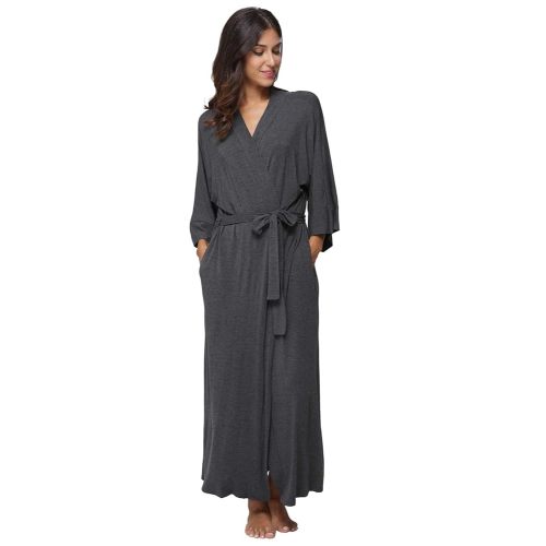 Women's Soft Robes Long Bath Robes Full Length Kimonos Sleepwear Dressing Gown,Solid Color