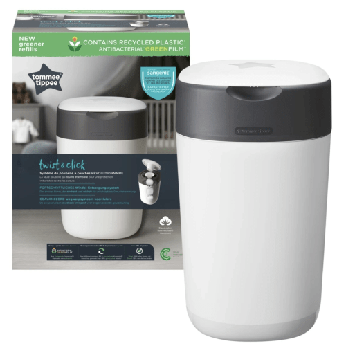 Tommee Tippee Twist & Click Advanced Nappy Disposal System - White