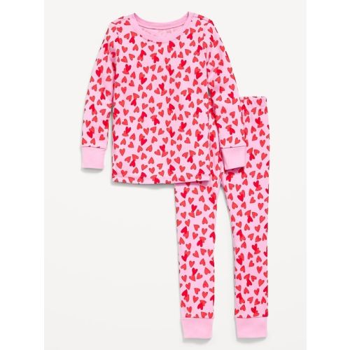 Printed Snug-Fit Pajama Set for Toddler & Baby