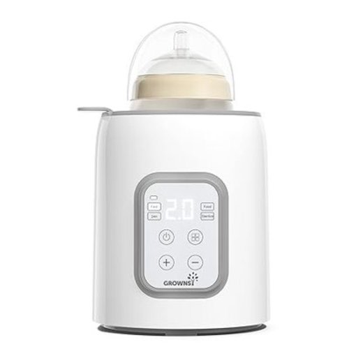 Open Box GROWNS Bottle Warmer 8-in-1 Fast Baby Milk Warmer Timer for Breastmilk - Gray