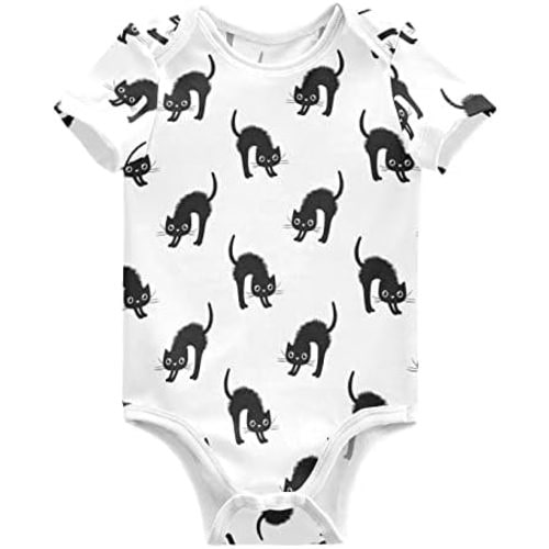 Ollabaky Unisex Baby Bodysuits Short-Sleeve Cotton Baby Clothes for Girls Boys 0-24 Months