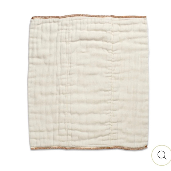 Cloth-eez Prefold Diapers - Organic Natural Unbleached