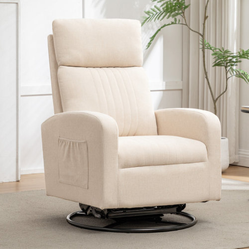Ebern Designs Rosemarie 28" Swivel Rocker Glider Nursery Chair & Reviews | Wayfair
