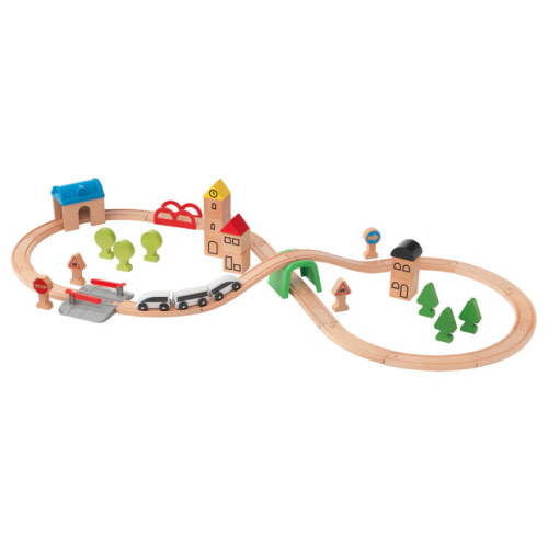 IKEA LILLABO 45-piece train set with track