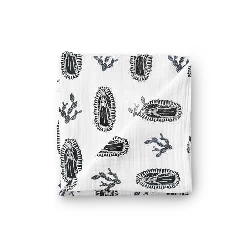 Be A Heart Christian Catholic Baby Swaddle Receiving Blanket (Our Lady of Guadalupe)
