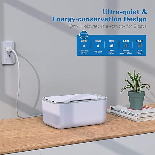 Baby Wipe Warmer,Deluxe Wet Wipes Heater and Baby Wet Wipes Dispenser, Smart Precise Temperature Control with 3 Heating Modes Large Capacity