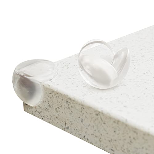 Bebe Earth Baby Proofing Corner Protectors, 12 Furniture Corner Guards Bumpers for Table - Clear Child Safety Protector for Home, New Parents and Couples