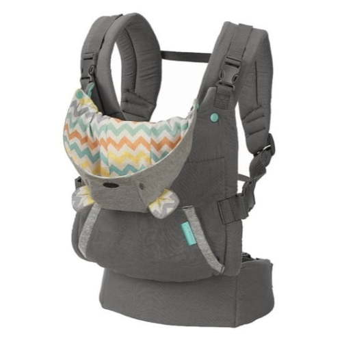 Ergonomic Baby Carrier Backpack - Convertible Hooded Kangaroo Sling with Thickened Shoulder Straps