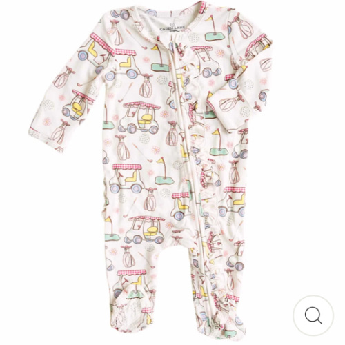Girl Ruffle Zipper Footies - Best Sellers