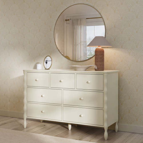 Lind 7-Drawer Dresser - Linen White