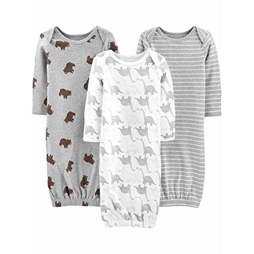 Simple Joys by Carter's Baby 3-Pack Neutral Cotton Sleeper Gown