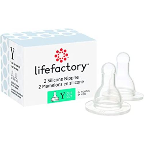 LIFEFACTORY Nipples Y Cut 2pk, 2 CT