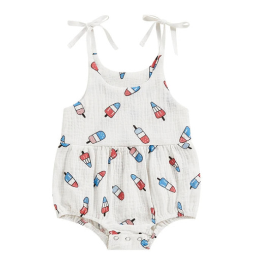 USA POPSICLE Romper - Hazel & Bo