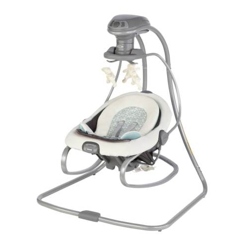 Graco DuetSoothe LX Multi-Directional Baby Swing and Rocker, Removable Seat, Simple Soothe – Winslet | 1852655