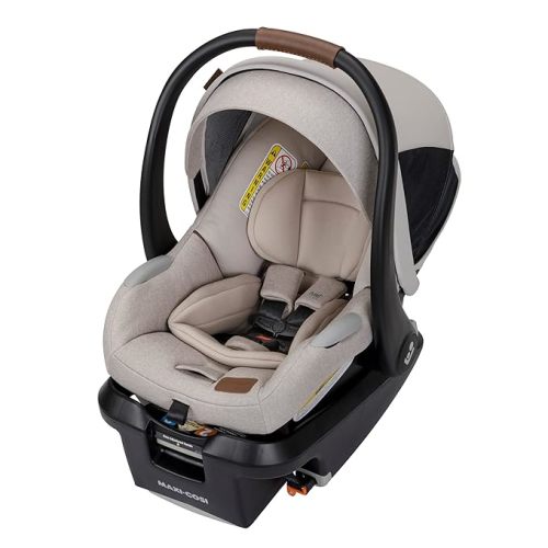 Maxi-Cosi's Mico™ Luxe+ Baby Car Seat: Infant Car Seat with Base and Versatile Baby Carrier Seat Functionality, Desert Wonder