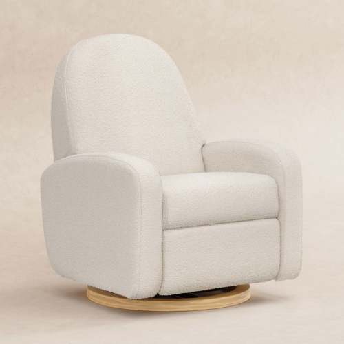 Nami Electronic Recliner and Swivel Glider Recliner in Boucle with USB port